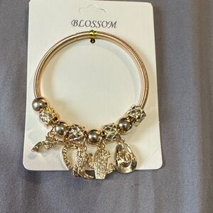 Gold Charm Bracelet